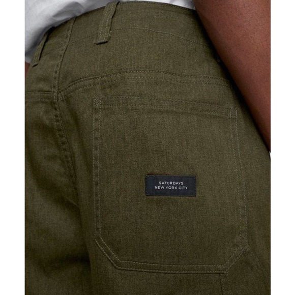 Saturdays NYC | NWT Kareem Carpenter Olive Pants Size 30 - Picture 4 of 11